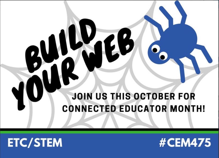 BeckyCoy2's tweet photo. Looking forward to building our web.  Hope FRE Buffaloes will join the challenge.#CEM475  #frebuffaloes https://t.co/qs7LA8MYQc
