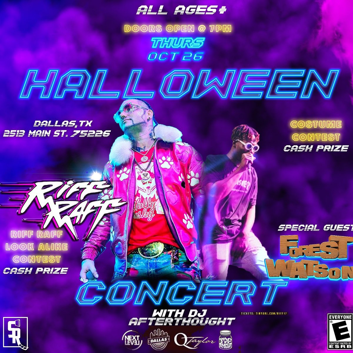 BMBGMUSIC's tweet photo. HALLOWEEN IS APPROACHING👿 MAKE SURE YOU GET YOUR TICKETS TO SEE @JODYHiGHROLLER &amp; @BMBGFOREST Live in DALLAS on October 26th!!👽🤘🏽 https://t.co/TqyTeUOG8O