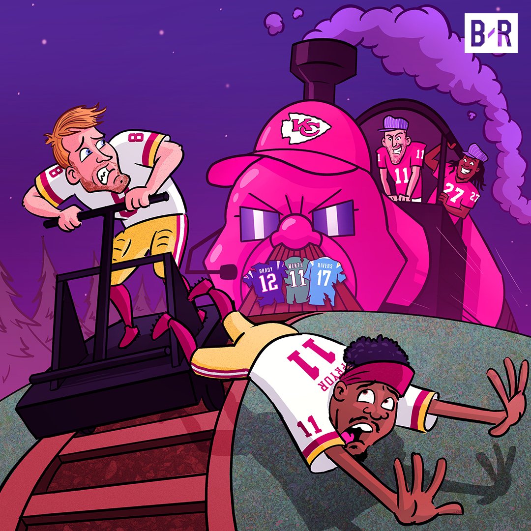 BleacherReport's tweet photo. The Chiefs train rolls to 4-0! https://t.co/TOBgWTPJNC