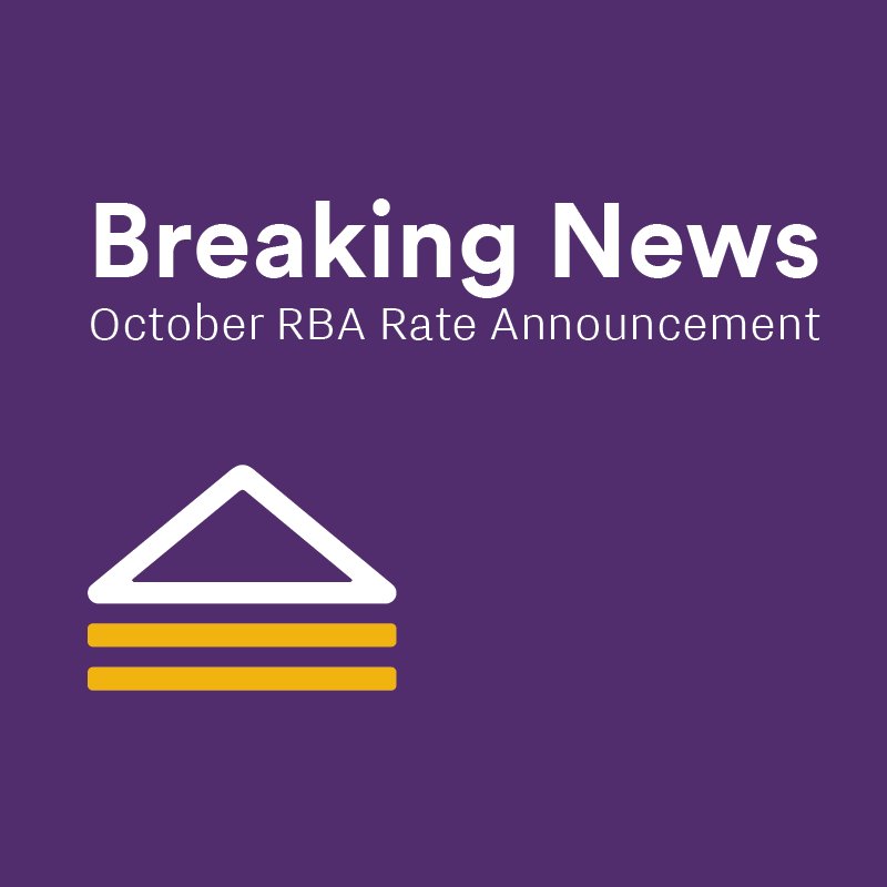 Aussie's tweet photo. The RBA has kept the cash rate on hold at 1.5%. Don’t spend time saving on the little things when you could save thousands by talking to us. https://t.co/Y79oVsaJ1F