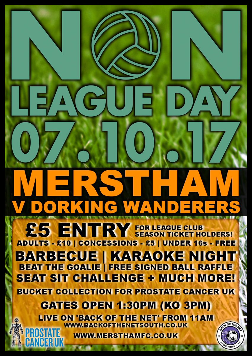 We take <a href="/nonleaguedayuk/">Non-League Day</a> seriously at Merstham! 👀

Join in the fun, &amp; support Non-League football this Saturday at the Moatside! #moatsiders