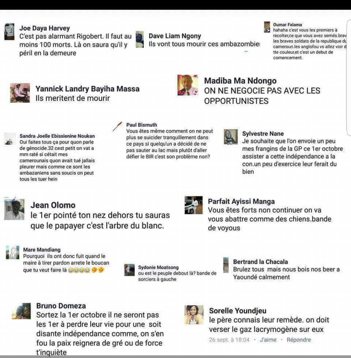 lilywaibel's tweet image. #rewanda genocide refered tutsis as #cockroaches.Our french citzitens call us #dogs #thugs, #fools #terrorist on our own land. Do better #UN