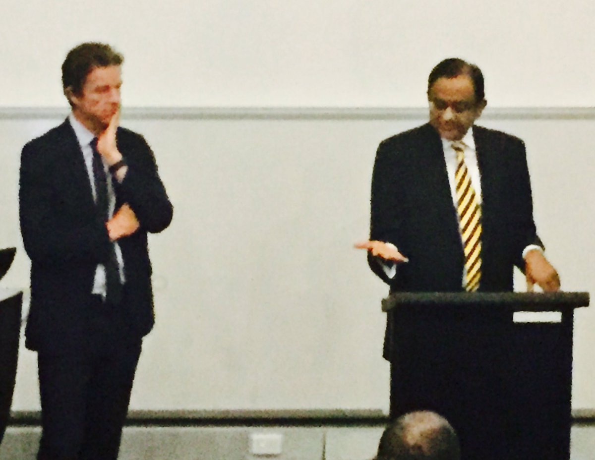paligaru's tweet photo. 'Be loyal to yr new home' permanently settled migrants in Oz advised by India's fmr Finance Minister @PChidambaram_IN @unimelb @aiinstitute https://t.co/uY2xgJWnXd