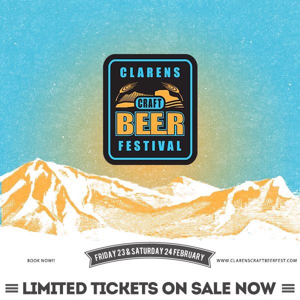 That's it folks! Tickets are finally on sale, go get em while they are still available. Book now at clarenscraftbeerfest.com