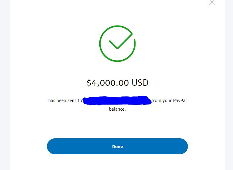 Pineaqples's tweet image. GoFundMe only accepts Cards over PayPal - so I just transferred the money to my Bank Account - I will provide proof as soon as it clears. 😎