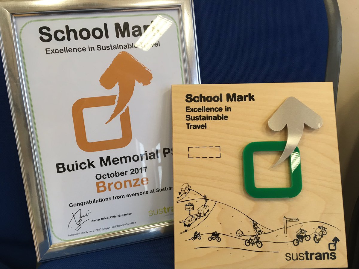 JohnnyMcCrystal's tweet photo. At Buick Memorial PS in Cullybackey this morning to present the @sustrans #SchoolMark bronze award @SustransNI @Ballymena_Times https://t.co/Oel1athsnY