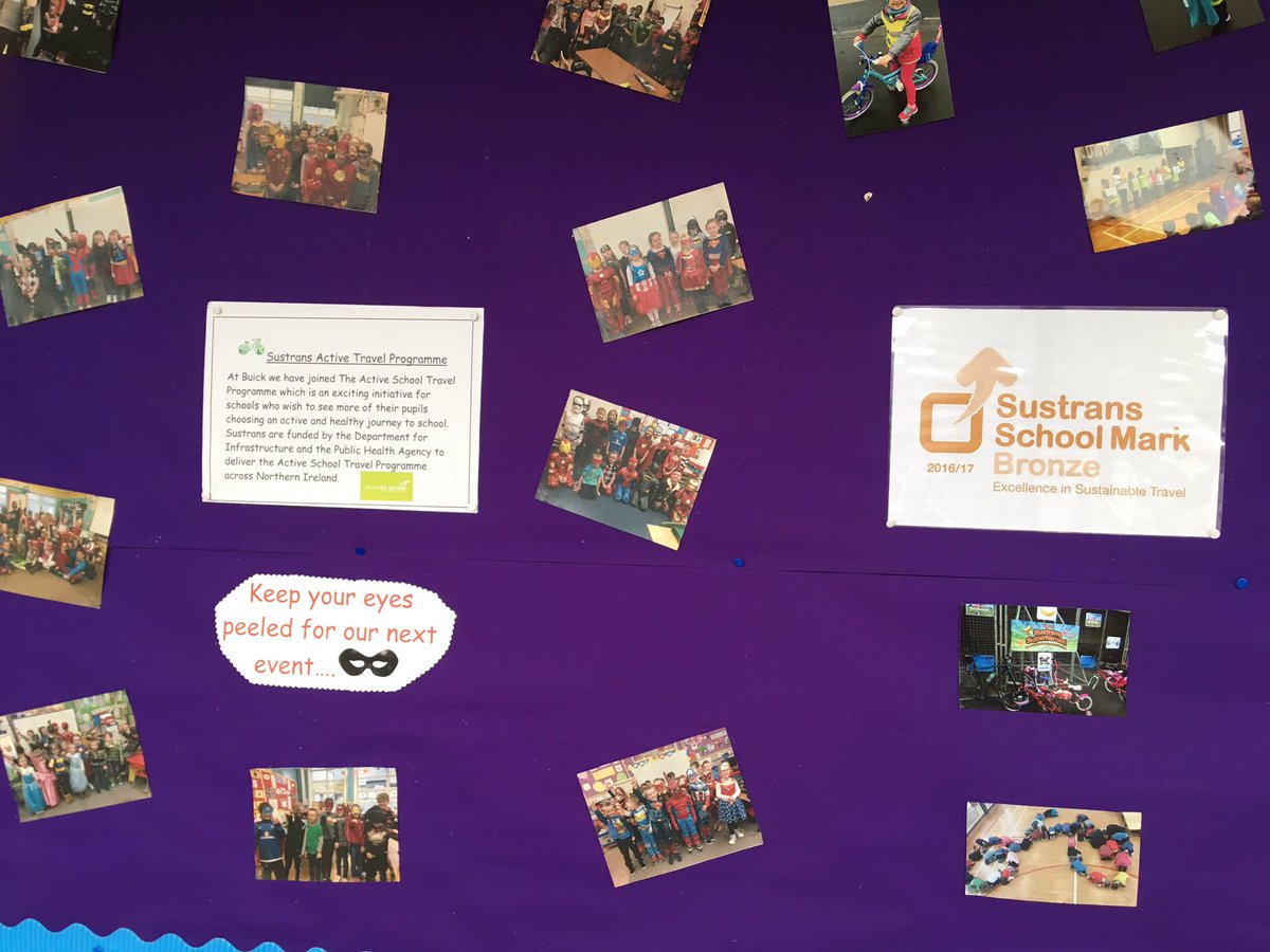 JohnnyMcCrystal's tweet photo. At Buick Memorial PS in Cullybackey this morning to present the @sustrans #SchoolMark bronze award @SustransNI @Ballymena_Times https://t.co/Oel1athsnY