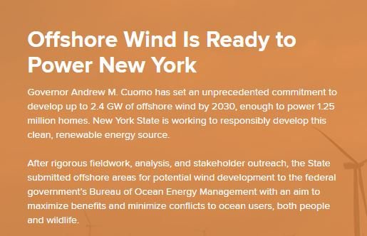 New York State <a href="/NYSERDA/">NYS Energy Research and Development Authority</a> submits request to @BOEM_DOI for potential new #offshorewind areas (4 x 800MW). buff.ly/2xU5OTQ