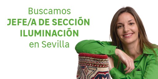 LeroyMerlinCorp's tweet photo. ✅ Buscamos Jefe/a de Sección Iluminación en #Sevilla https://t.co/9nqOzIdSqA
 #Trabajo #Oferta #Empleo 🔁 https://t.co/VdvuXzBCRk