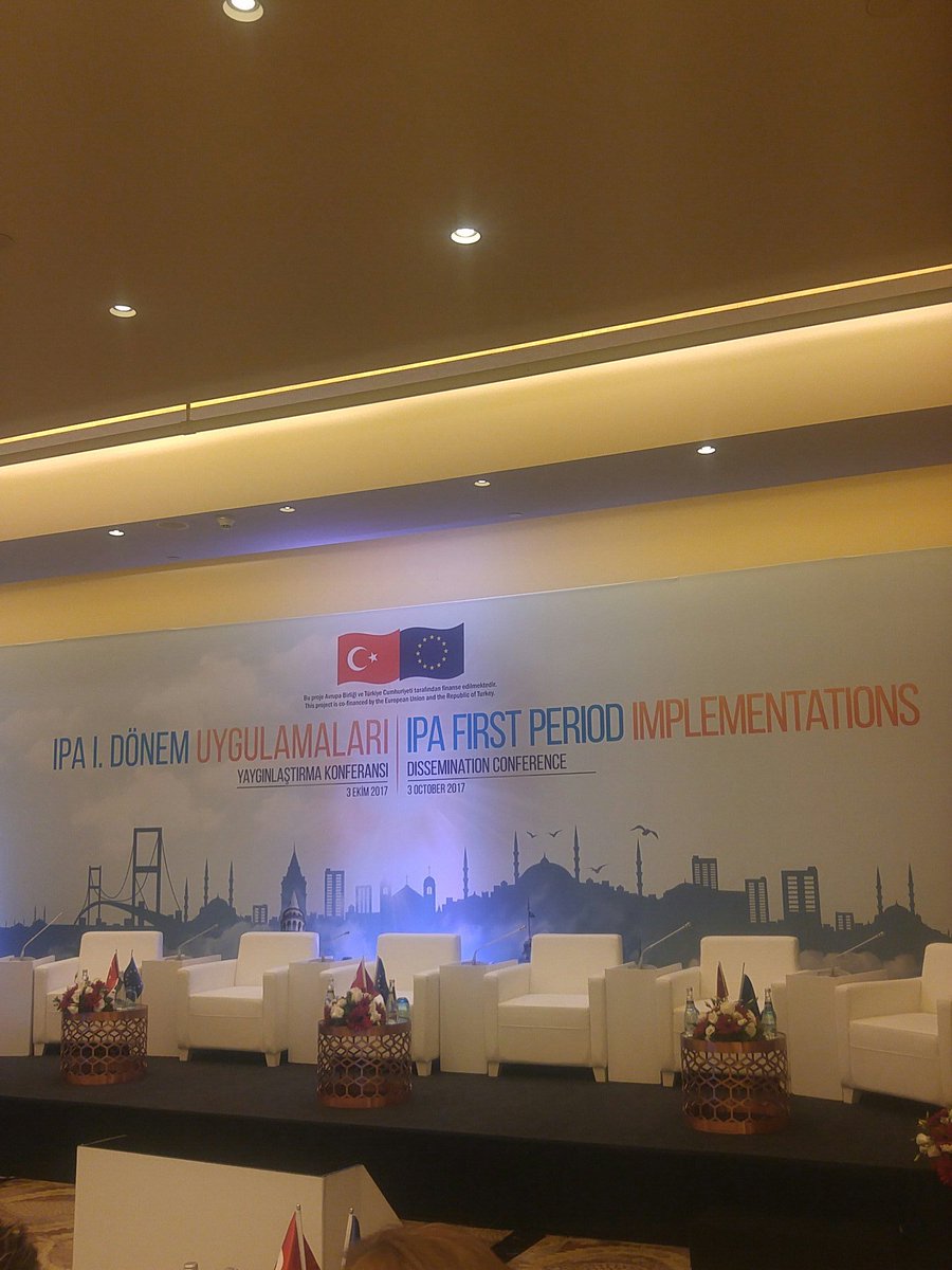 TIDBAU Projesi olarak Avrupa Birligi Katilim Oncesi Mali Yardimlar I. donem uygulamalari yayginlastirma konferansindayiz. @IKG_PRO