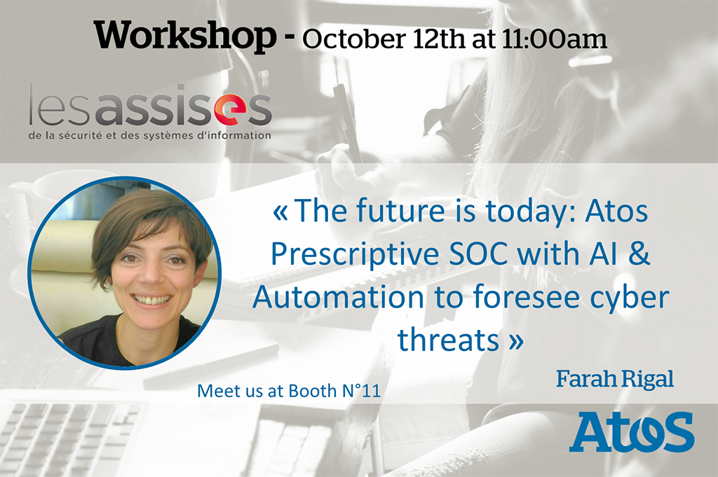 Eviden_Compute's tweet photo. On 12 Oct 11am @Les_Assises register for a workshop on the #SOC and #IntelligenceAnalytics #cybersecurity #AssisesSI https://t.co/XRwDKJVBe7 https://t.co/vgLdPIjqcf