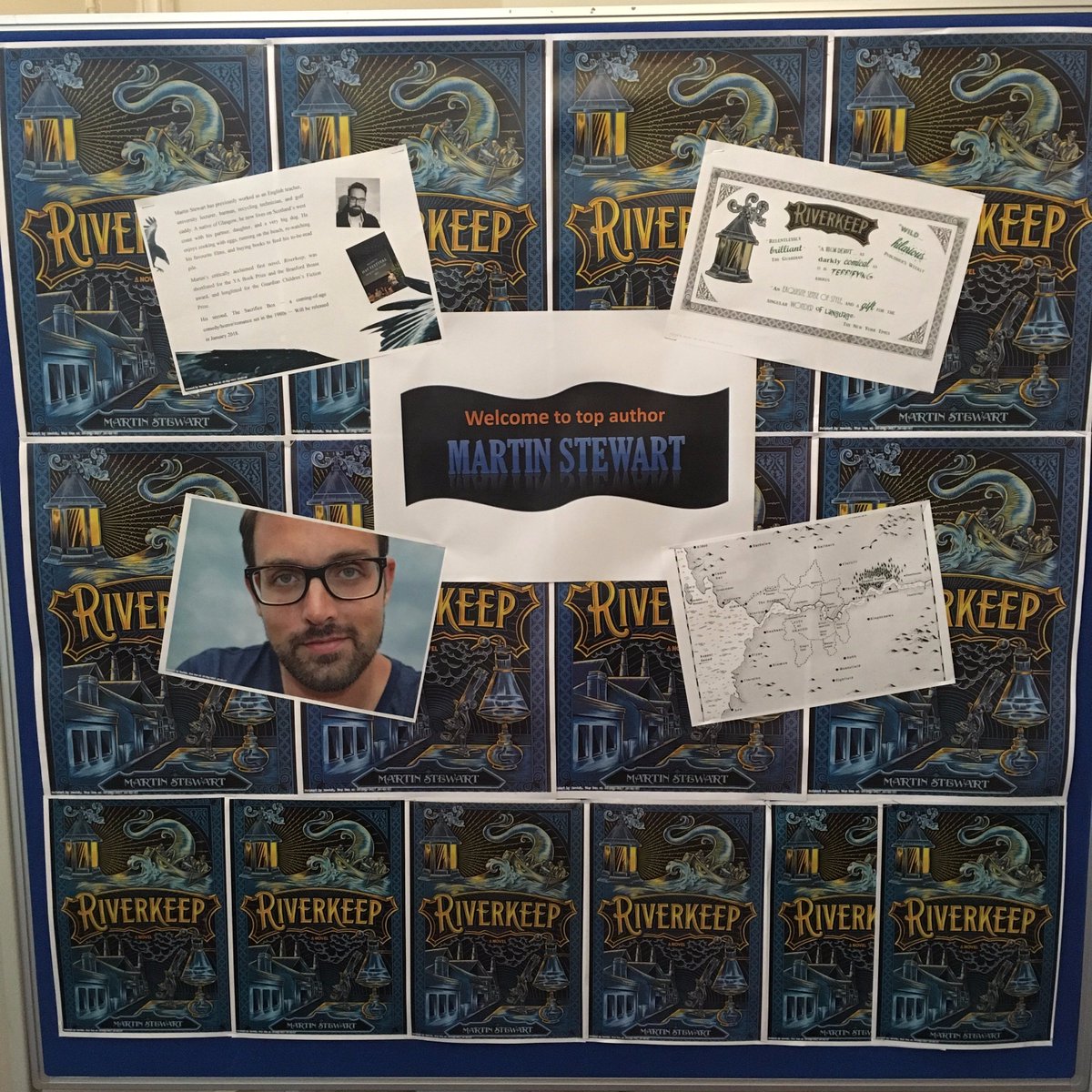 EngDeptCC's tweet photo. @martinjstewart is at Concord today doing a series of workshops with Yr 9 and 10 on the evolution of #Riverkeep and how he became a writerβοΈ https://t.co/nRa0EWIpGn