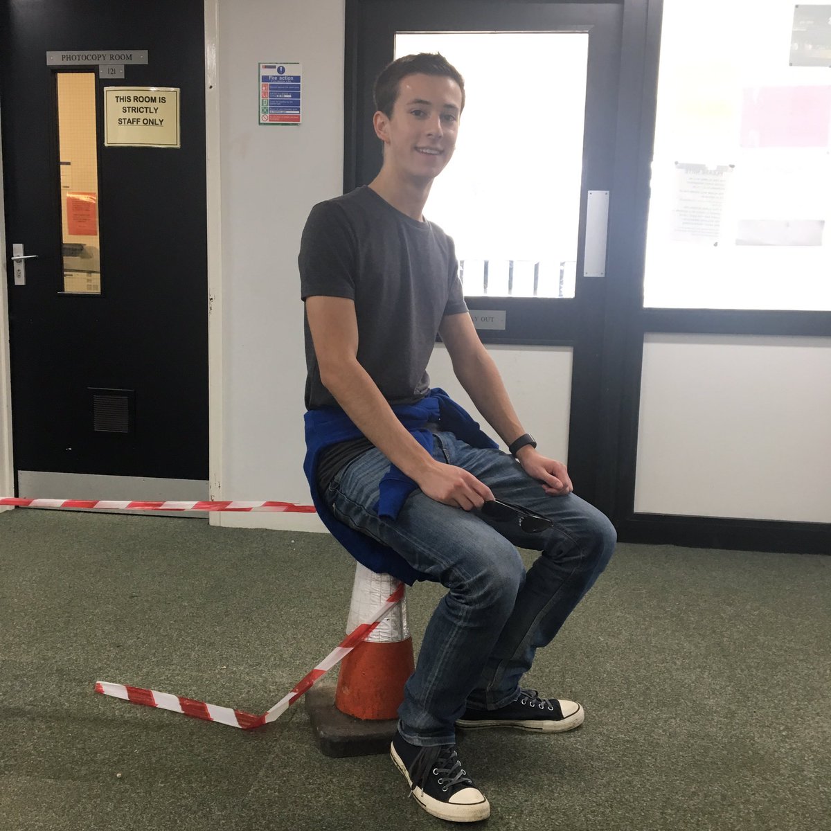 Disaster1Master's tweet image. The managing director of #DisasterMaster in the lobby ahead of our weekly meeting.