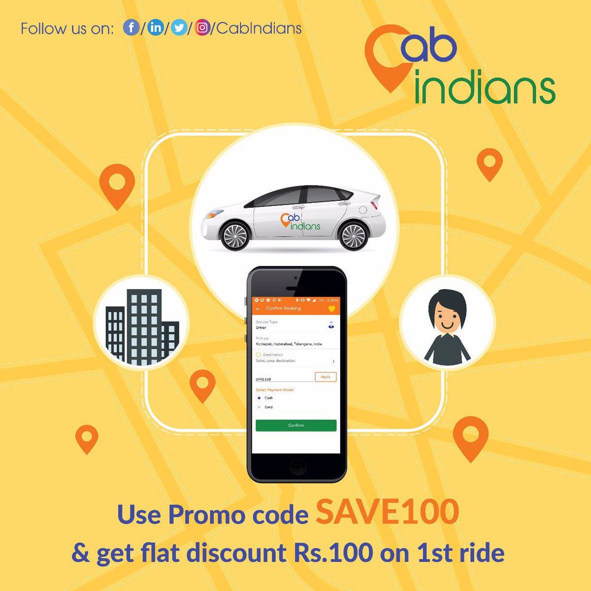 CabIndians's tweet photo. An elite way 2 travel 4r an everyday price wid NoSurge charge #SayNoToSurgeCharge #SAVE100
https://t.co/8Pngpf1v7i https://t.co/BUv3dxm9lm https://t.co/DEsW8siw8Z