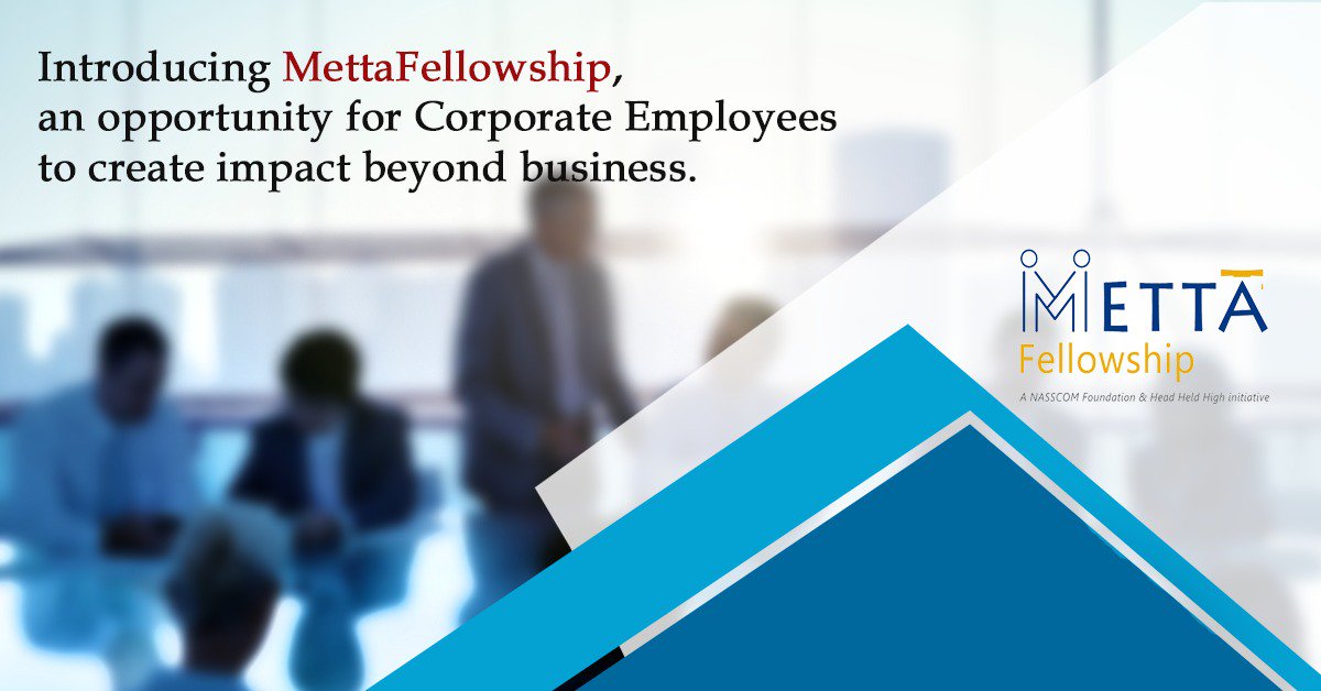 #MettaFellowship is a unique opportunity, specially designed to create a space for corporate employees.
More info- mettafellowship.org