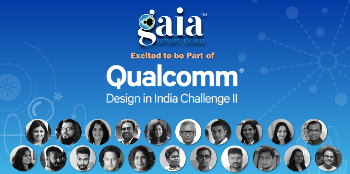 <a href="/GaiaSmartCities/">Gaia Smart Cities</a> is excited and honored to be selected to be part of the next cohort at Qualcomm Design India Challenge. <a href="/qualcomm_in/">Qualcomm India</a>