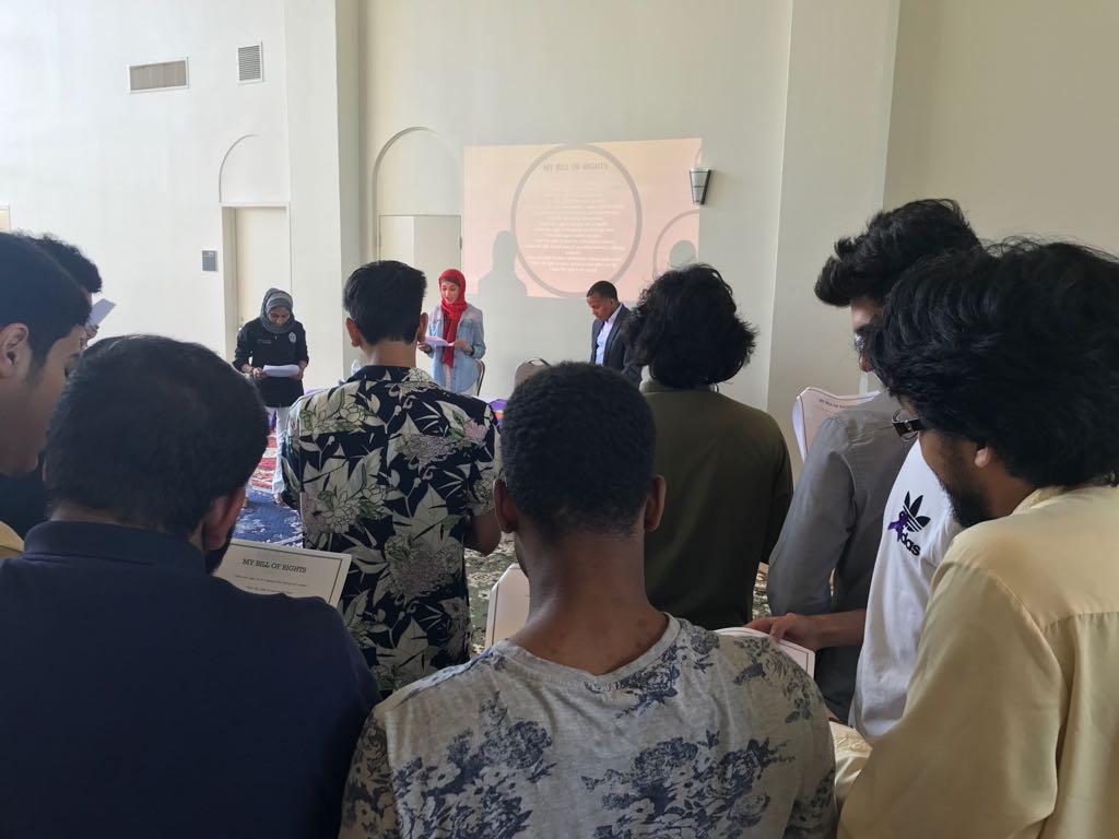 sistersofisgh's tweet photo. Students @UHMSA learn about signs of abuse and how they can be advocates for victims. Our next program is https://t.co/ewzTba6Fye https://t.co/ZI4P15fpAB