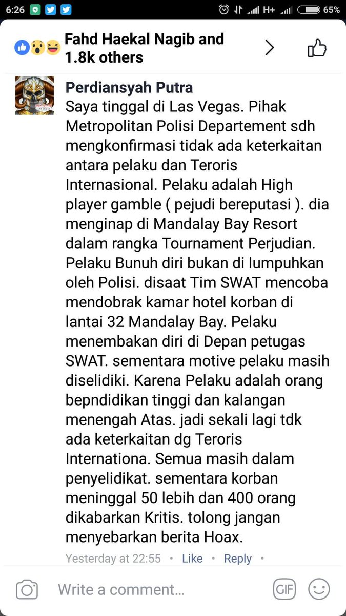 Jika kamu ingin menyebarkan masif kebohongan, pastikan itu aman