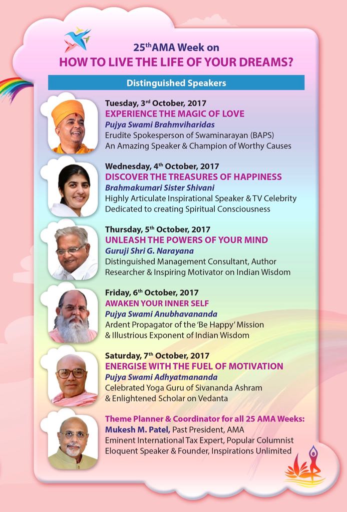 KirtanChauhan's tweet photo. 25th AMA Week from today. #AMAWeek #Ahmedabad #PositiveLife https://t.co/yh0xhx0SQS