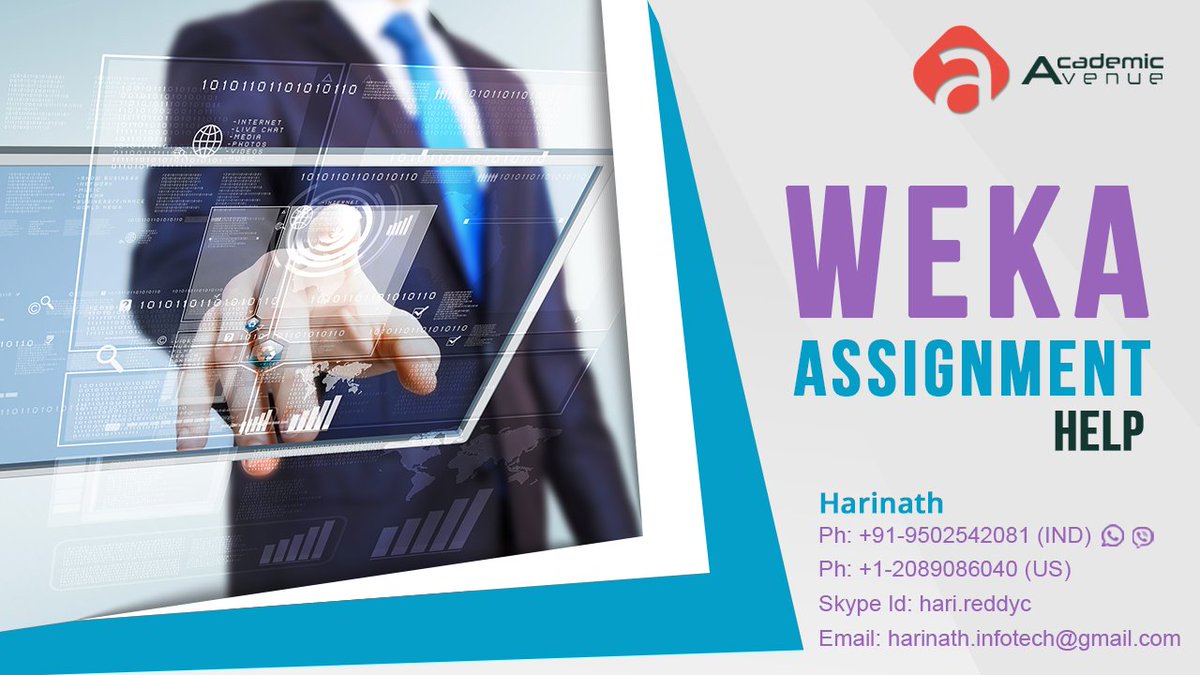 academic_avenue's tweet image. #AcademicAvenue provide #WekaAssignmentHelp and #OnlineHomeworkHelp , #WekaAssignmentHelpOnline for students. goo.gl/gFv5VN