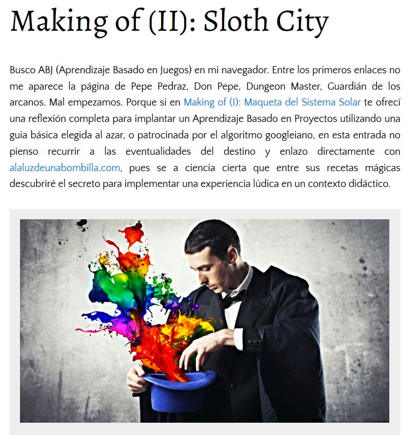profesor_jesus's tweet photo. Lo conseguí❗️ Making of de Sloth City 🔎https://t.co/8zVq6vj7p7 
vía @pepepedraz
@AgoraAbierta @OscarRecioColl @pacotellez @paco_paco1973 https://t.co/749fVTKbEn