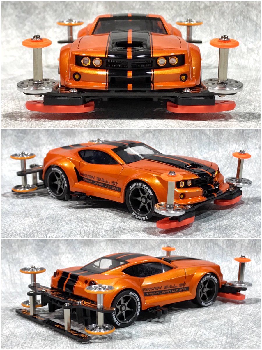 ミニ四駆完成品】タミヤ ラウディーブル カスタム GTアドバンス アメ車