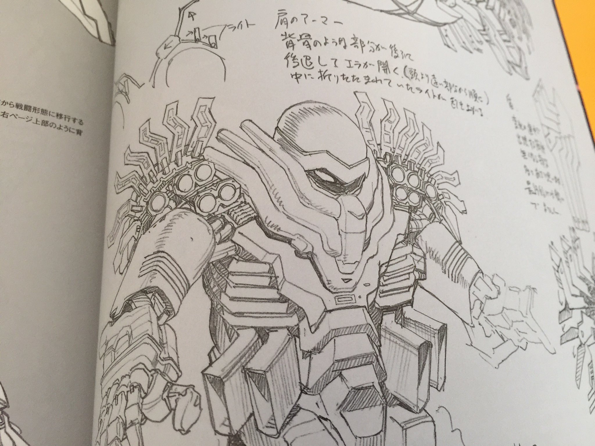 くにゆき Kuniyuki 背骨 エラ シールドのギミックはアニメで見たいよね 今のcgならカッコよく表現できるのでは 大友克洋 ガンダム T Co Nlfugumgss Twitter