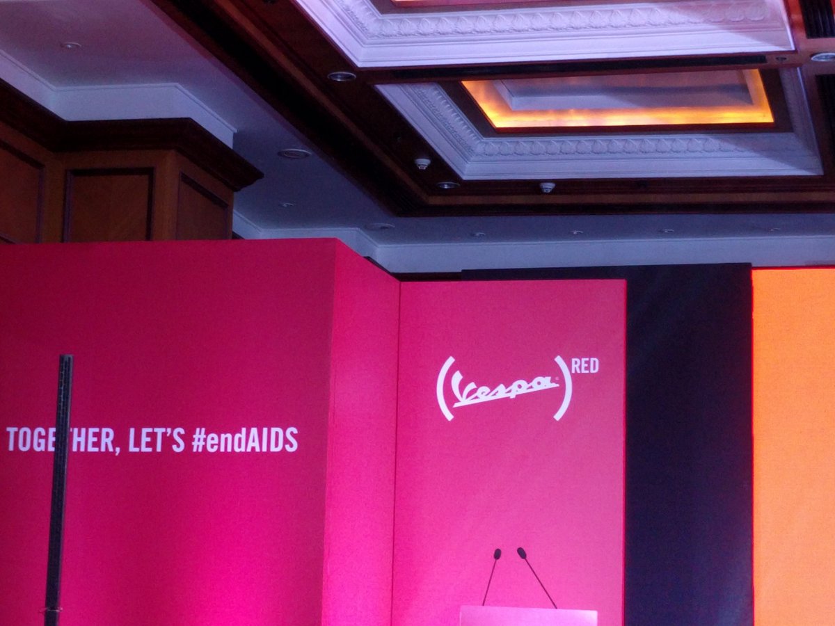 MohitSoniTZ's tweet image. Vespa Red launch in Mumbai. Funds go for a cause and fight HIV. #endsAids