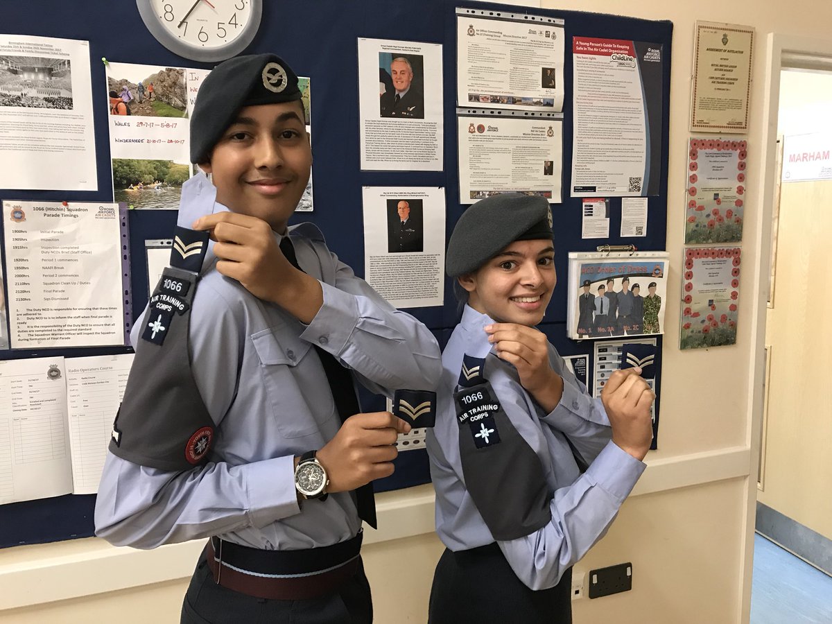 1066HitchinSqn's tweet image. Well done to our two new Corporals! #whatwedo #climbingtheladder @hbwaircadets