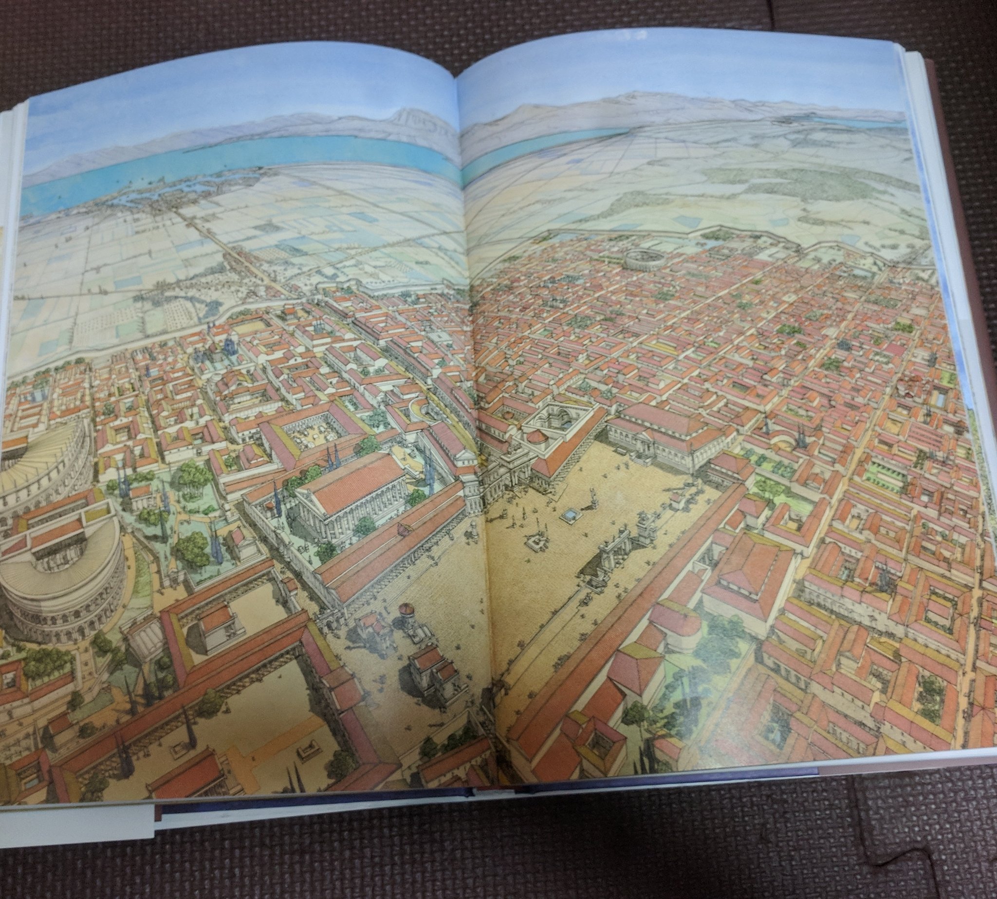 月魚 鳥瞰図で見る古代都市の世界を本屋で見つけて衝動買い 紀元前2500年から後5世紀頃の都市を空から見たイラストが満載 ファンタジー世界の街を作るときにもめっちゃ参考になりそう T Co 5hc2eksnh7 Twitter