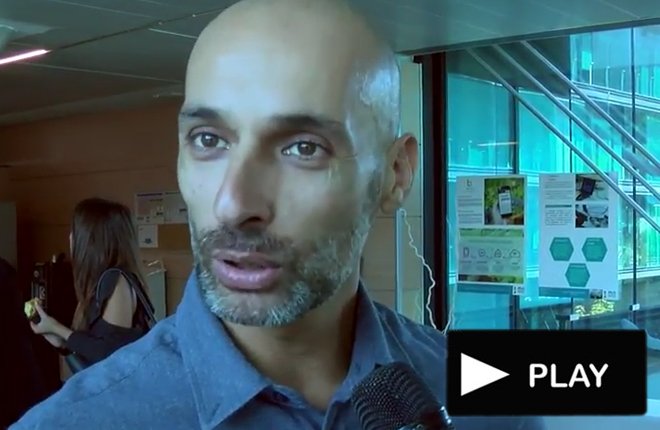SectordelJuego's tweet photo. Fernando del Caño, de @Kirolbet_es , participa en la exposición sobre proyectos innovadores organizada por Kimu Berri #apuestas https://t.co/kgPflMpSOI https://t.co/SHvWK0wpyF