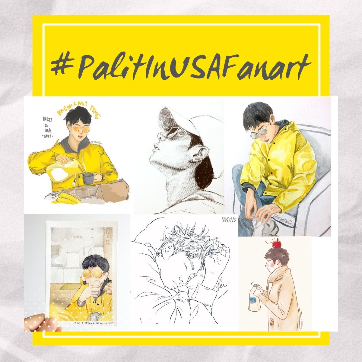 palitfanart's tweet photo. #เรือนช่างศิลป์ × นุช
ชวนทุกคนมาบอกคิดถึง #เป๊กผลิตโชค ผ่านงานศิลป์ โดยโพสต์รูปแฟนอาร์ทจากทริปเมกา ติด
" #PalitInUSAFanart " มาเล่นกัน😊 https://t.co/4OyxVg2YwL