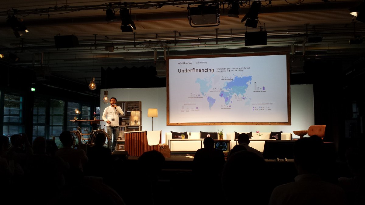 Rise_of_ICO's tweet photo. Now on stage @WishFinanceCom! A money lending solution based on #blockchain! #riseofico https://t.co/53llG0gIcl
