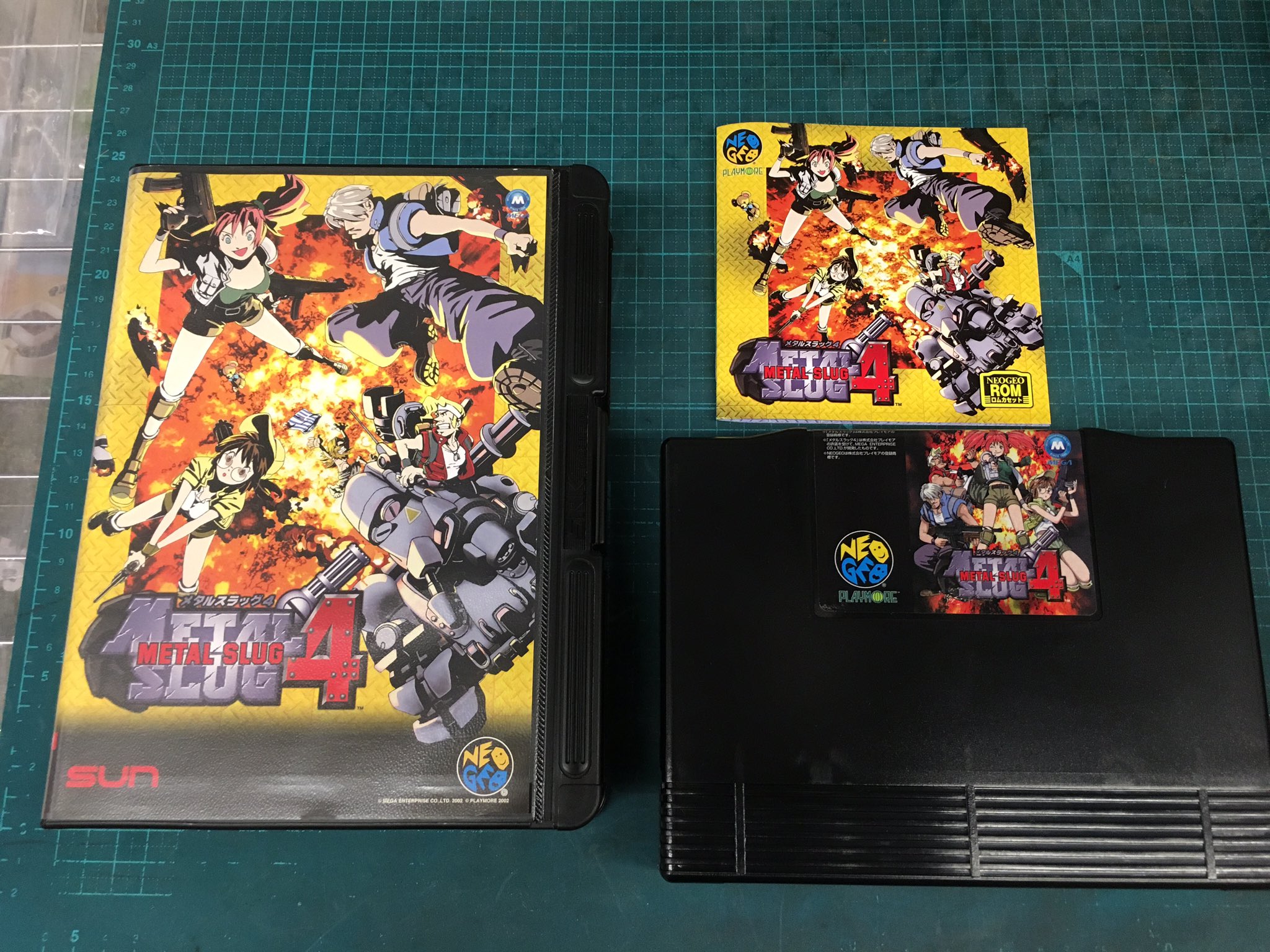 MVS メタルスラッグ3 （ロム）インスト等 純正品 MVSカセット
