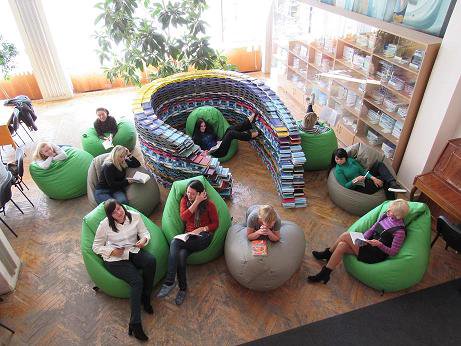 Святкування Всеукраїнського дня бібліотек в #НТБНАУ . Перфоманс «Міс Ерудиція НТБ НАУ».