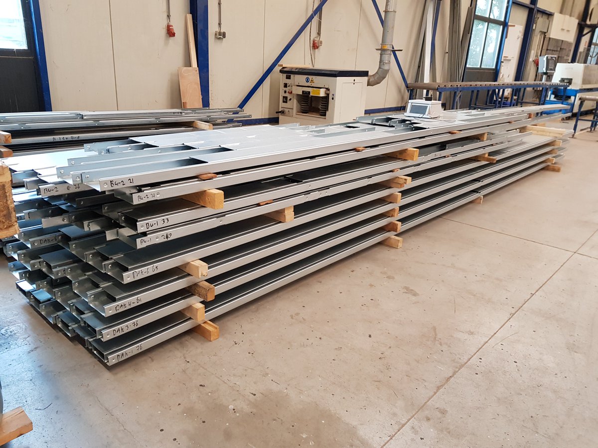 PrefabNL's tweet image. #staalframe elementen klaar voor montage. Wat een geweldig product! 😀