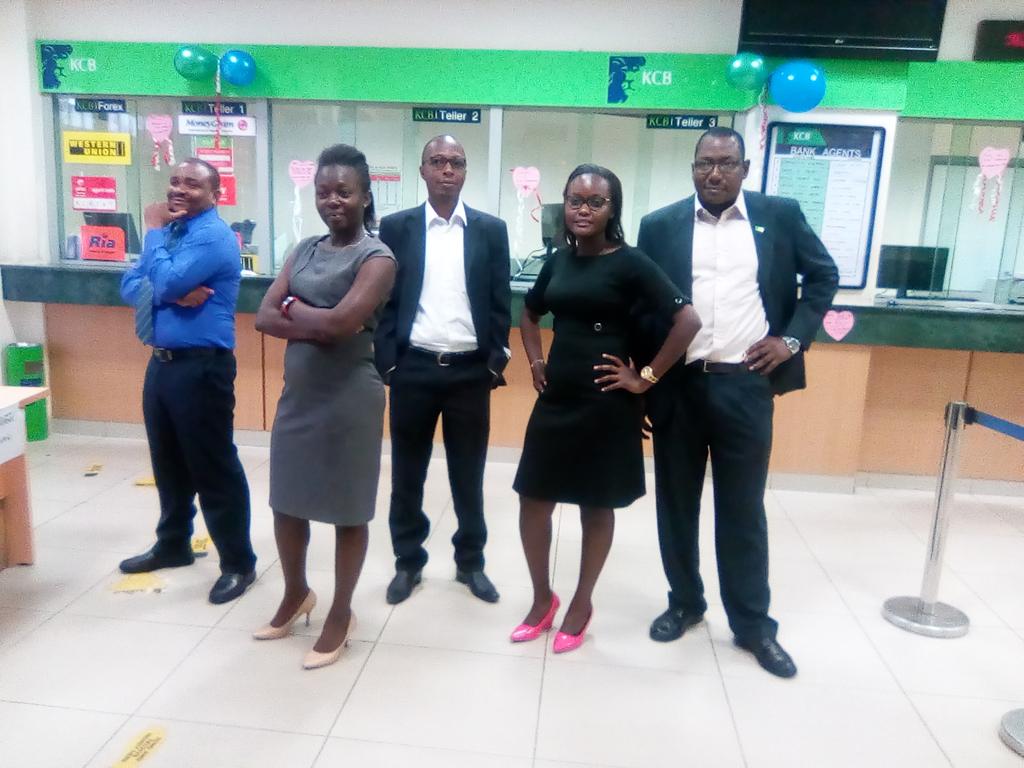 elius94421516's tweet photo. #KCBLovesYou #CustomerServiceWeek  Town center branch https://t.co/YRewel4Ceg