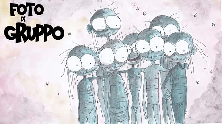 Le foto di gruppo mi ricordano tanto quelle fatte in classe! Credo di averle buttate non so dove!