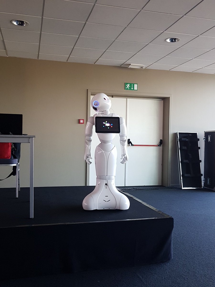 The robot at # #datamindsconnect