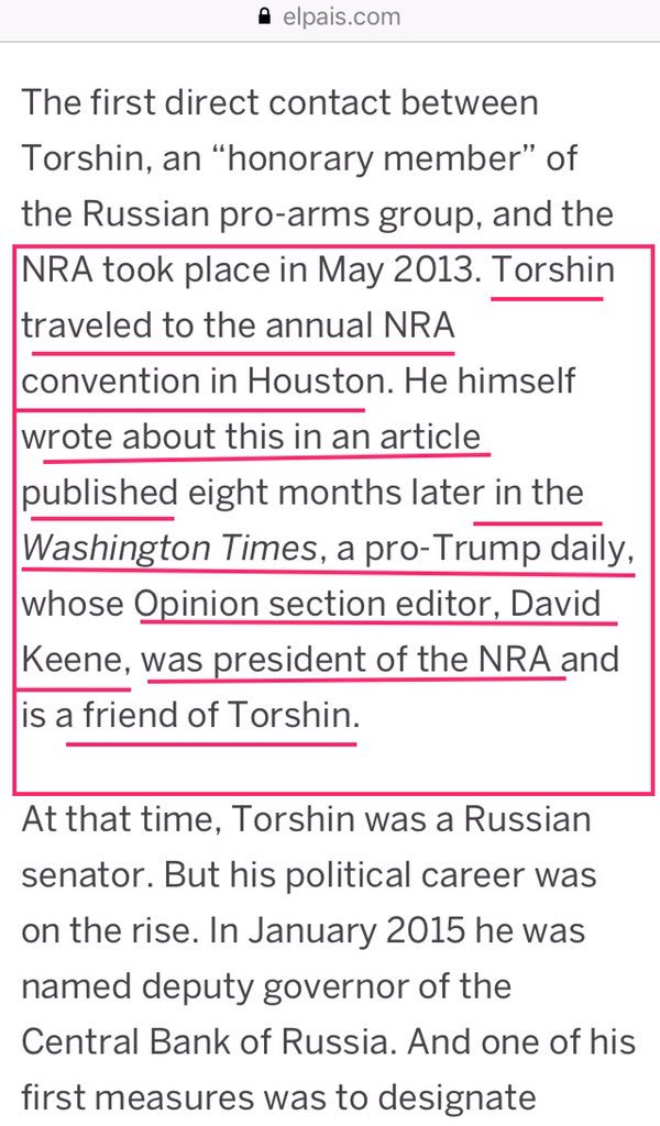 lovetogive2's tweet photo. @michaelianblack 🔥Here's why👉#WashingtonTimes, Opinion editor, #DavidKeene..was president of the #NRA and is a friend of #Torshin" https://t.co/lqHBfU2Dx2 https://t.co/CxSYTIWKJg