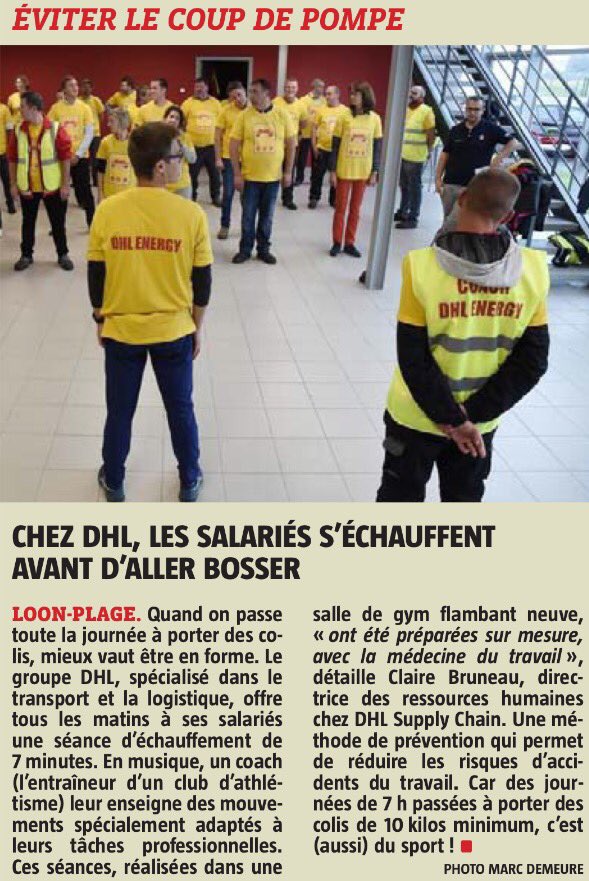 LamblinPhilippe's tweet photo. DHL en #forme au #travail  #concret, # benefique, #mesurable  @officiel_IRFO https://t.co/cwP19WSmpx