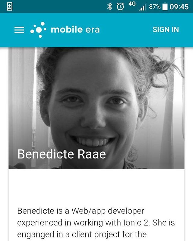 raae's tweet photo. I can officially add speaker to my bio now, right? #ionic #mobileeraconf #javascript https://t.co/Vm6XUtipUQ