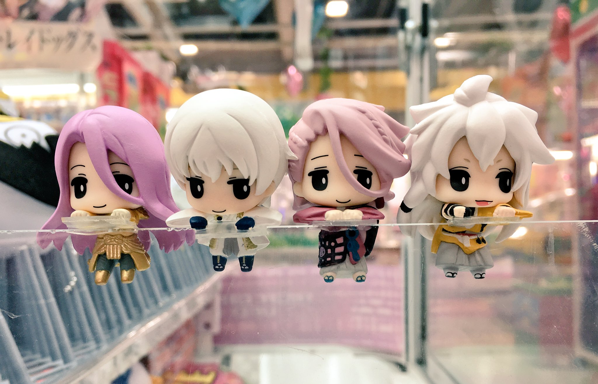 とうらぶ ひっかけフィギュア 4種セット 頼みこみ とうらぶ ひっかけフィギュア 4種セット 頼みこみ