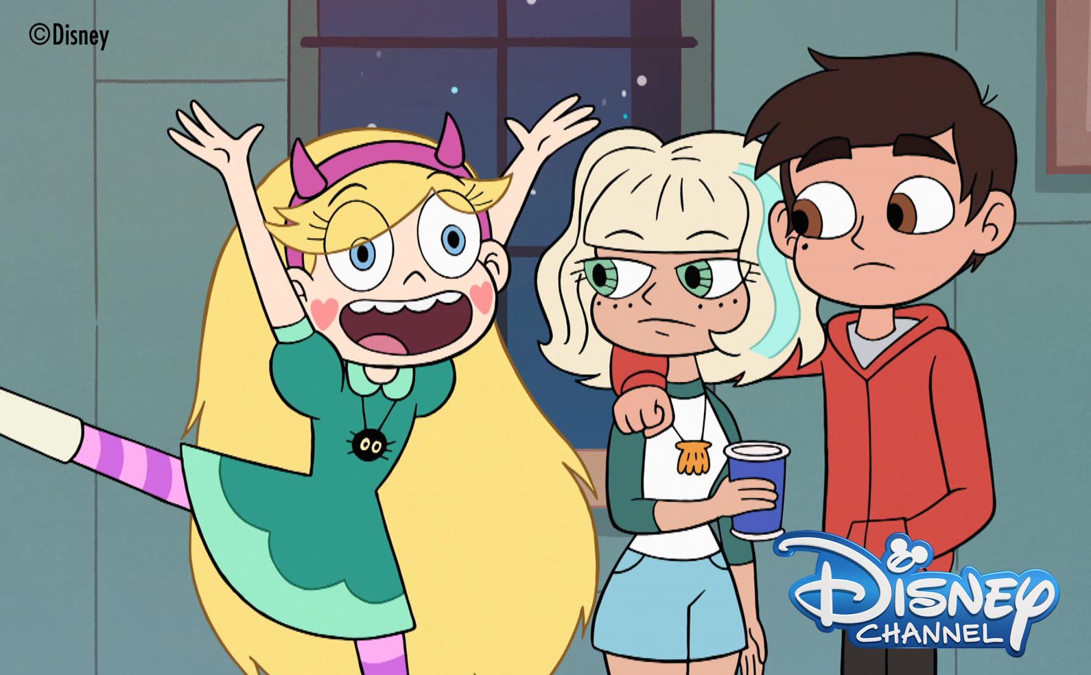 悪魔バスター　スターバタフライ　小皿 3点セット ディズニーチャンネル 悪魔バスター スターバタフライ 小皿 3点セット ディズニー