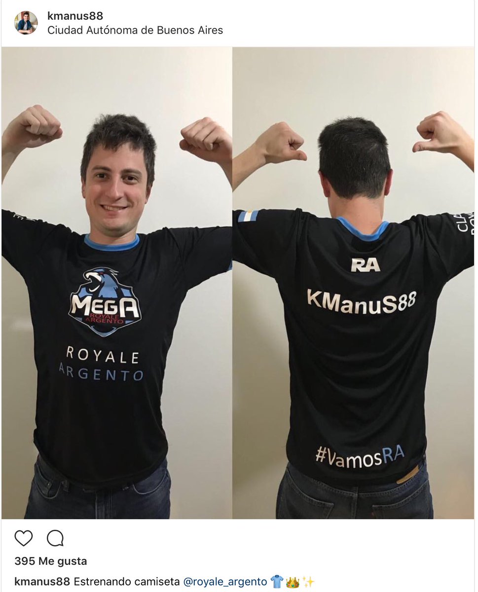 ROYALE_ARGENTO's tweet photo. Sentimos que dimos otro gran paso hacia adelante: ¡Estamos muy contentos de presentarles la camiseta oficial de ROYALE ARGENTO! #VamosRA 👕 https://t.co/4WEbaKCcRo