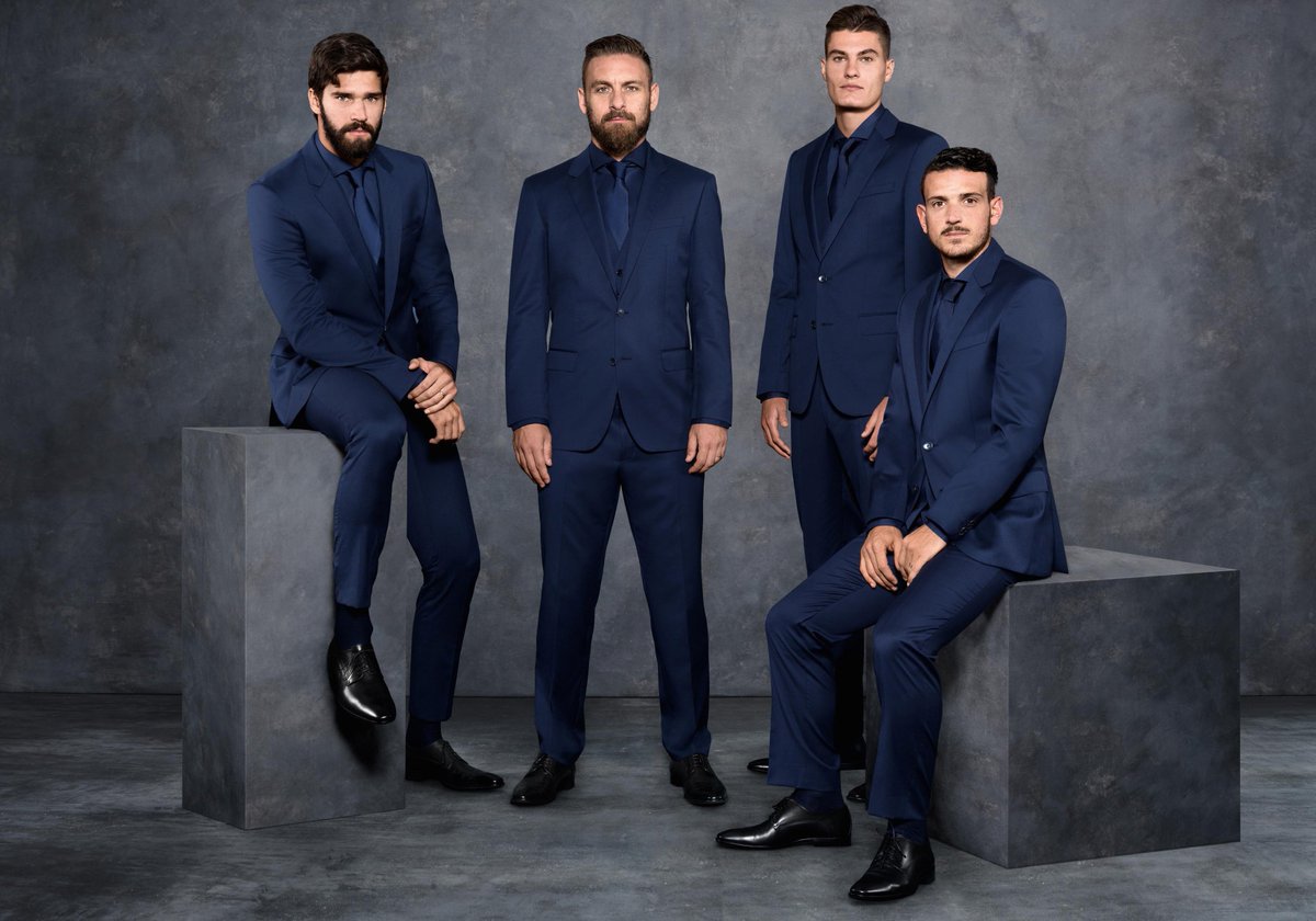 ASRomaEN's tweet image. NEW SIGNING 🖊️ HUGO BOSS become Roma&apos;s official fashion partner!

Details ➡️ on.asroma.com/HUGOBOSS17

#SuitedByBOSS #BOSSsport #ASRoma