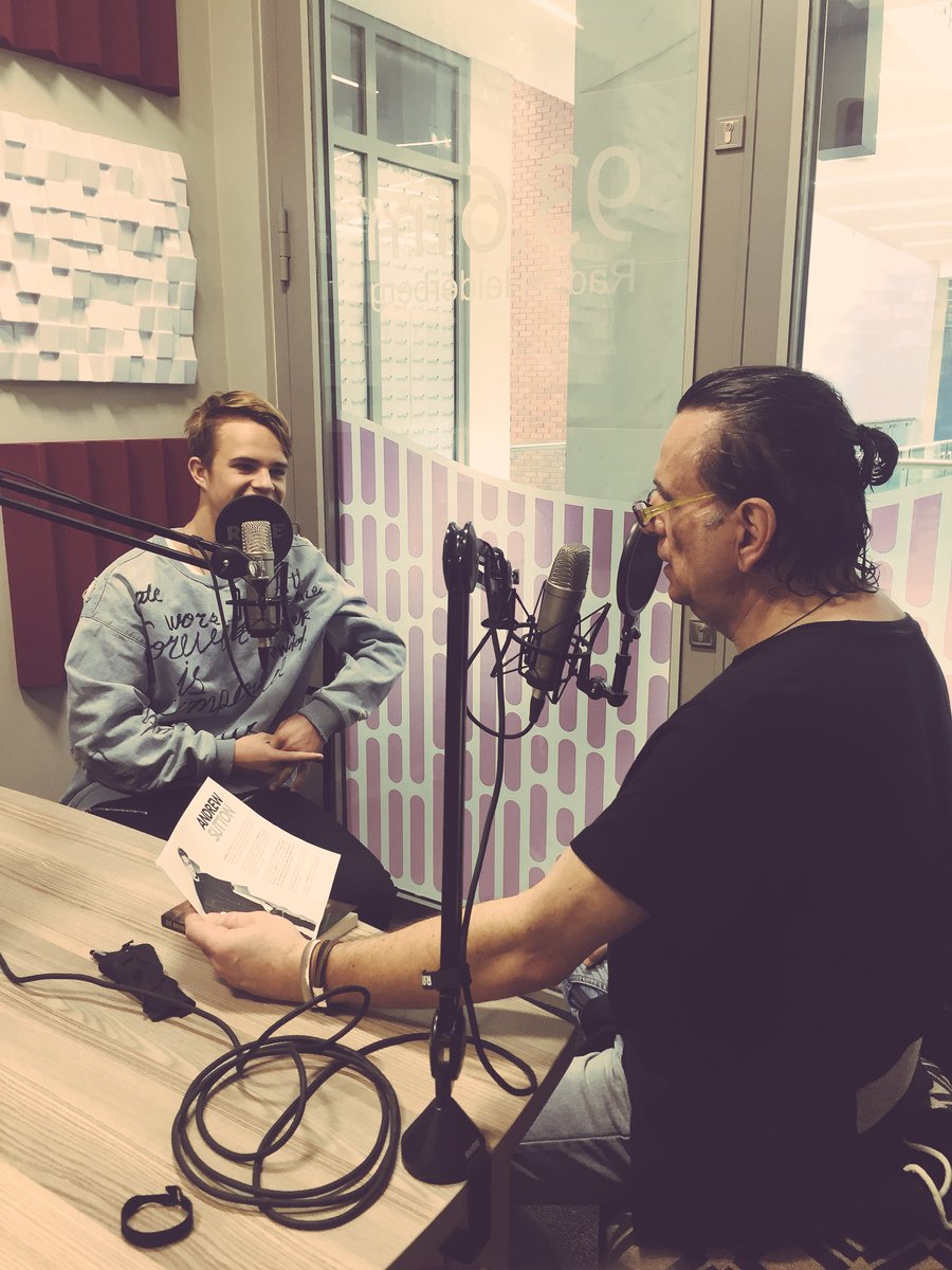 Great to be in the new @RHB936fm studio⚡️