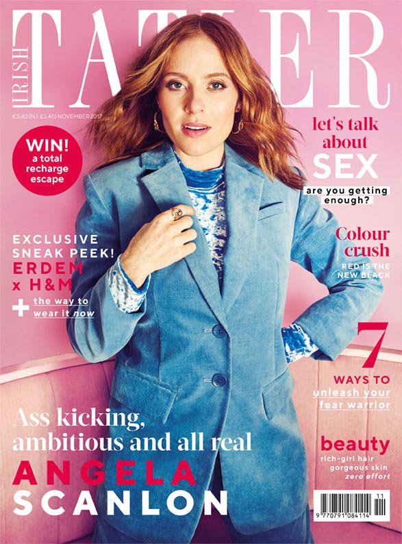 irishtatler's tweet photo. The ass-kicking @angelascanlon fronts the November issue of Irish Tatler. We're a little bit in love with this one! #outtoday https://t.co/xy5x5ArbeW