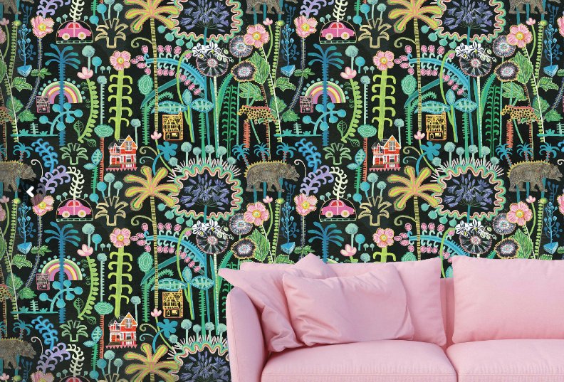 It is #InternationalWallpaperWeek. Hurrah! So here are two of my favourites (from @Borastapeter and <a href="/lucytiffney/">Lucy Tiffney</a> respectively)