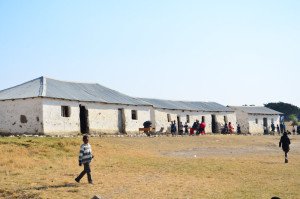 Mnxekazi Junior Secondary School before and after.